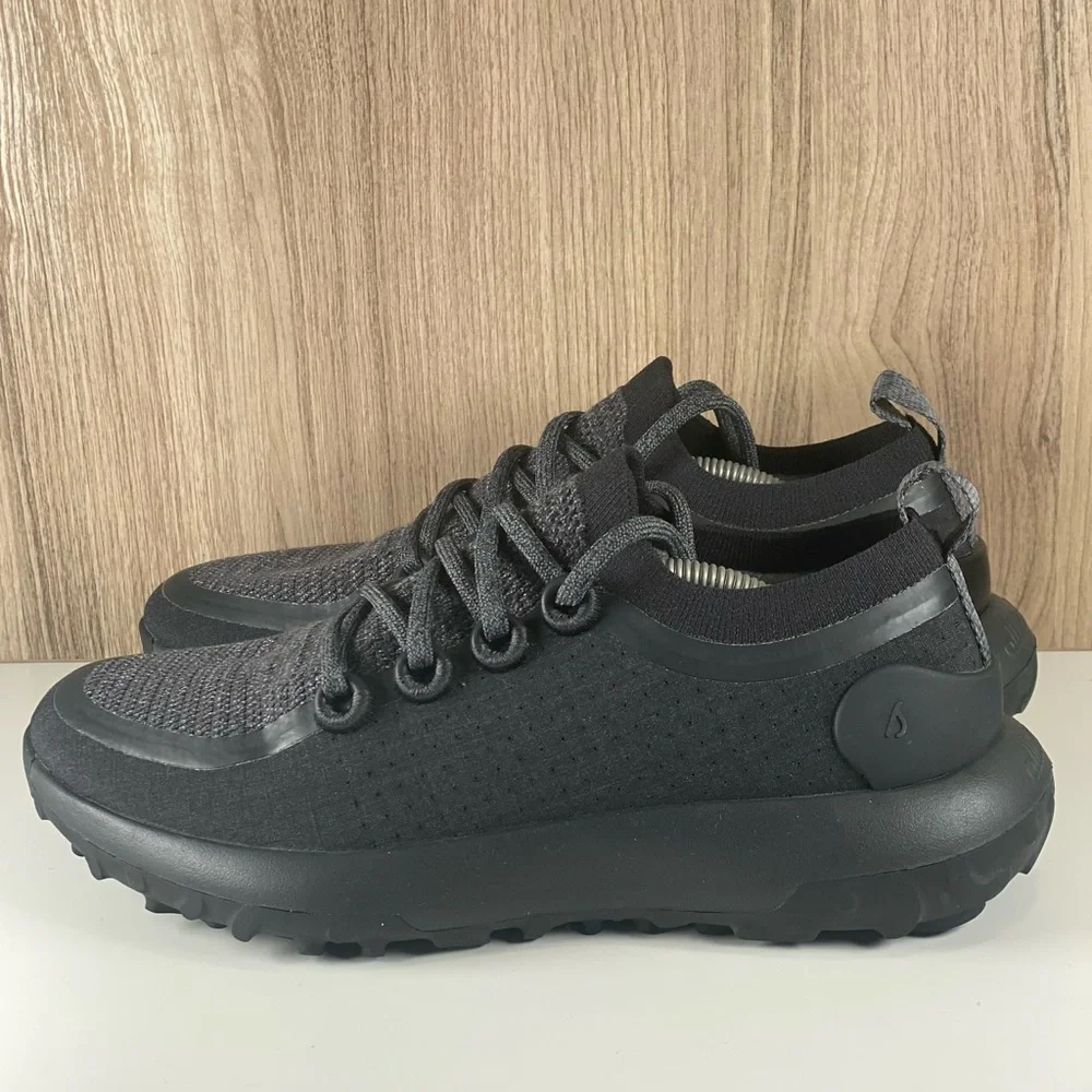 Allbirds Trail Runners SWT Natural Black Women’s Size 9 - Picture 3 of 9